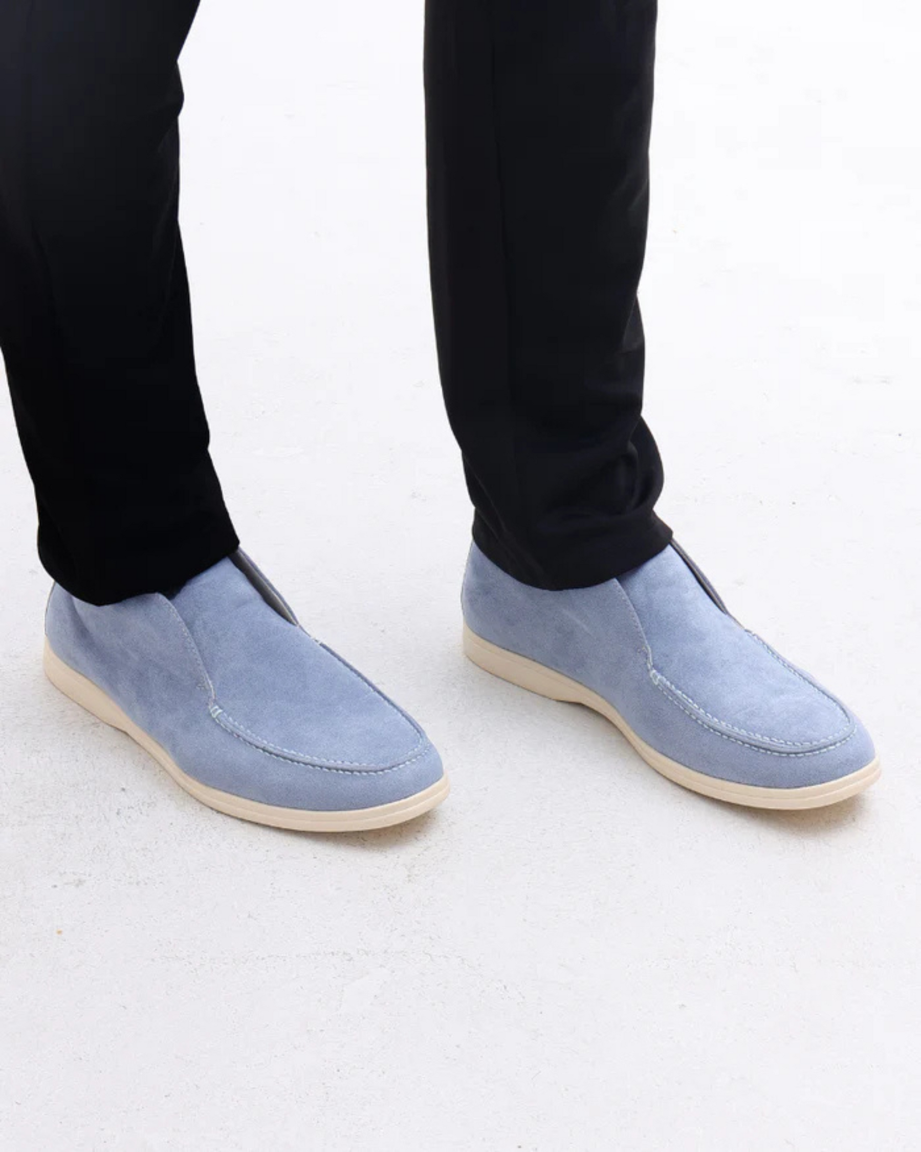 HIGH TOP SUADE LOAFERS