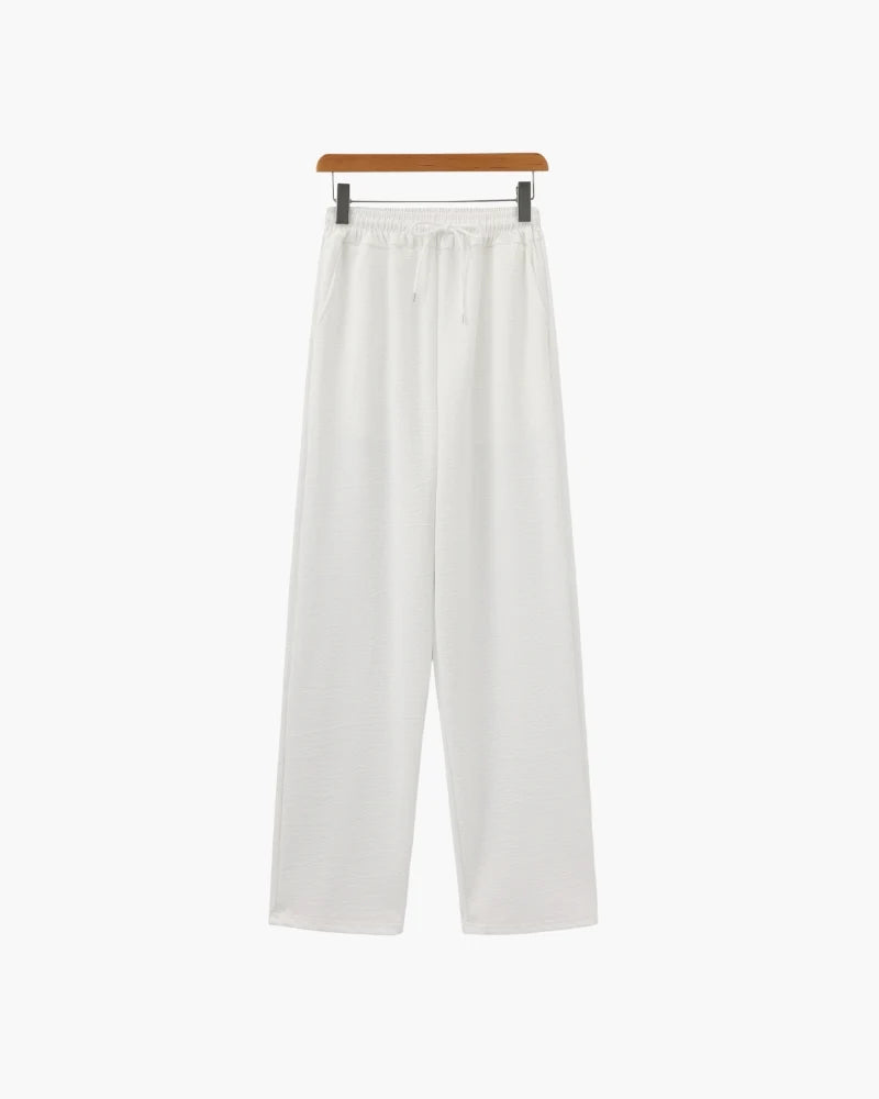 COTTON POLO & PANTALON SET