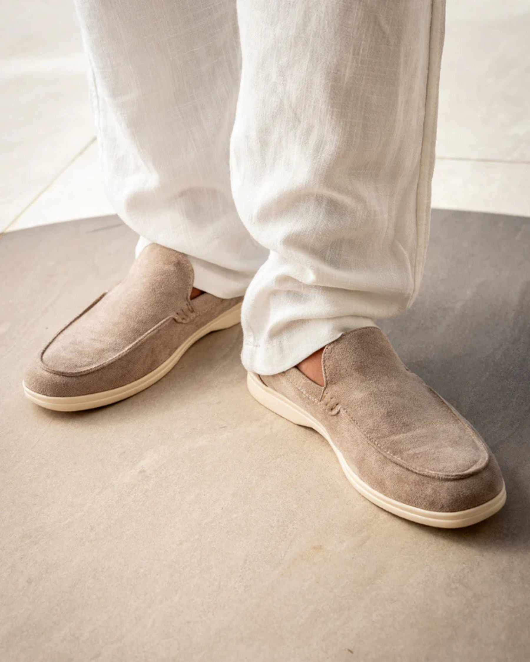 SUADE LOAFERS