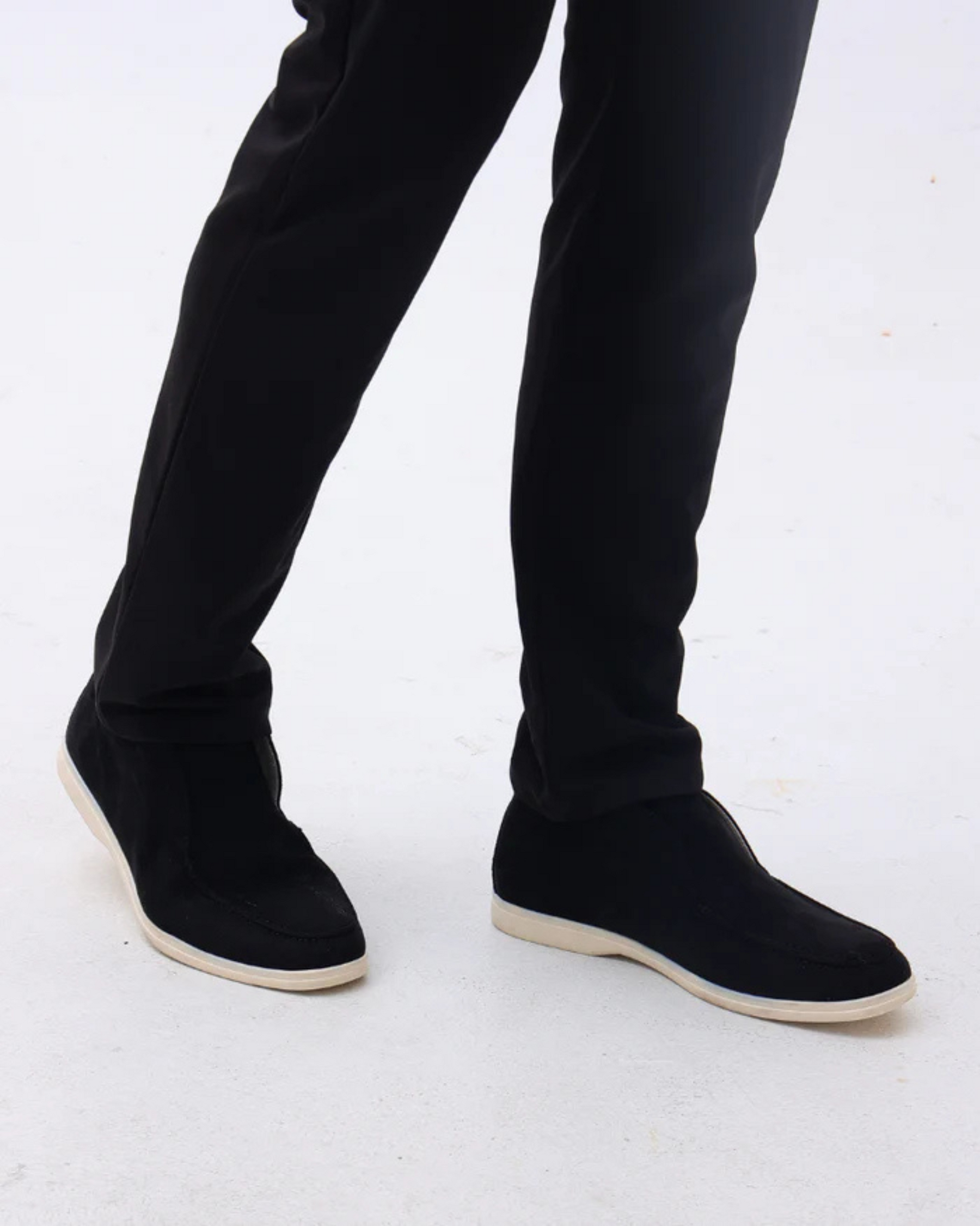 HIGH TOP SUADE LOAFERS