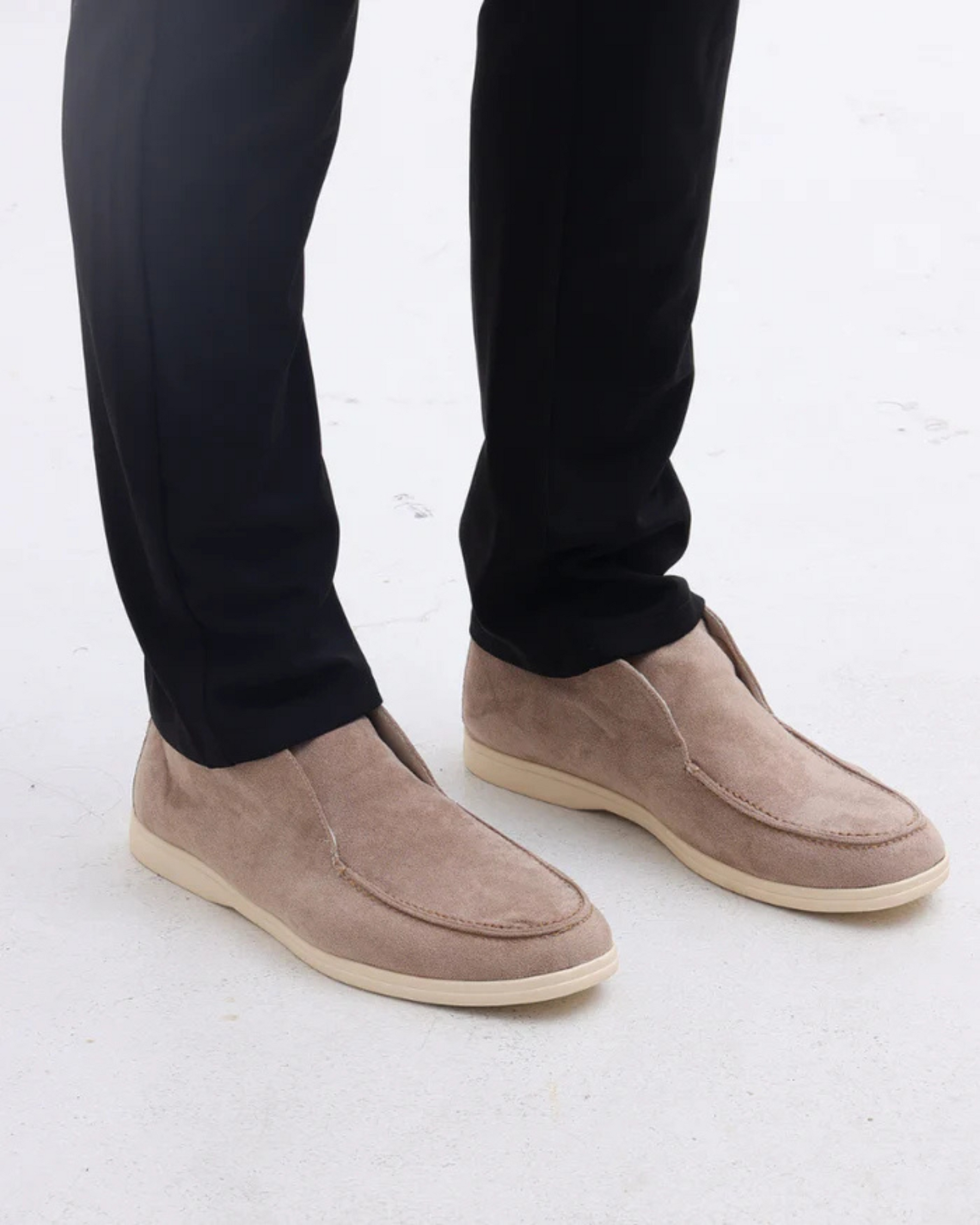 HIGH TOP SUADE LOAFERS