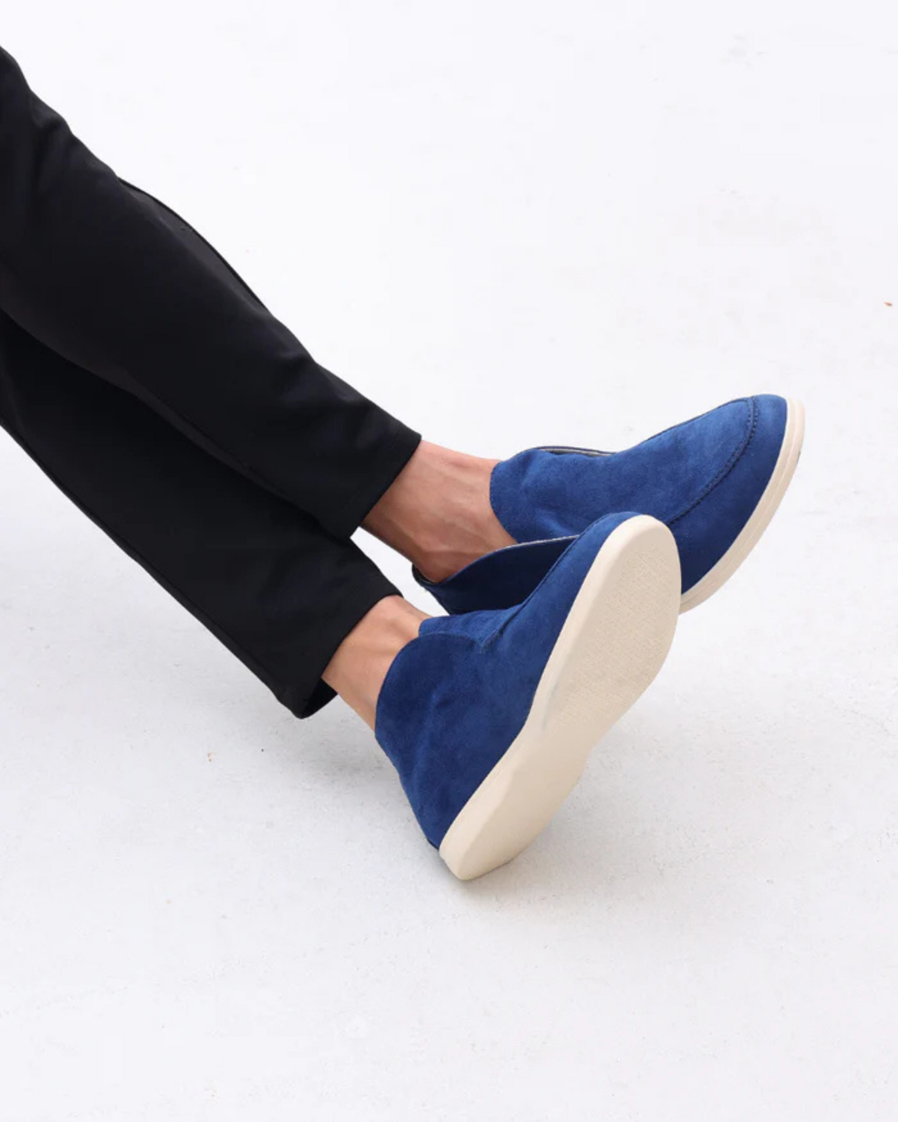HIGH TOP SUADE LOAFERS