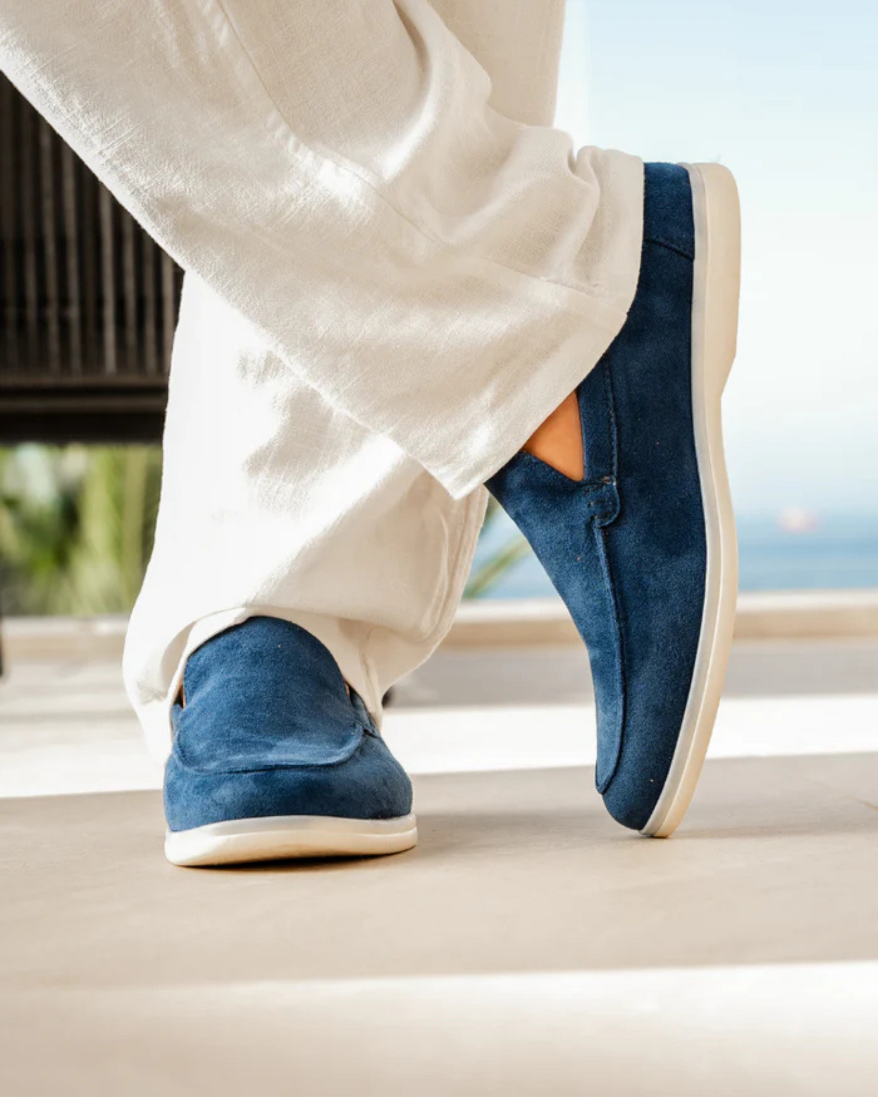 SUADE LOAFERS