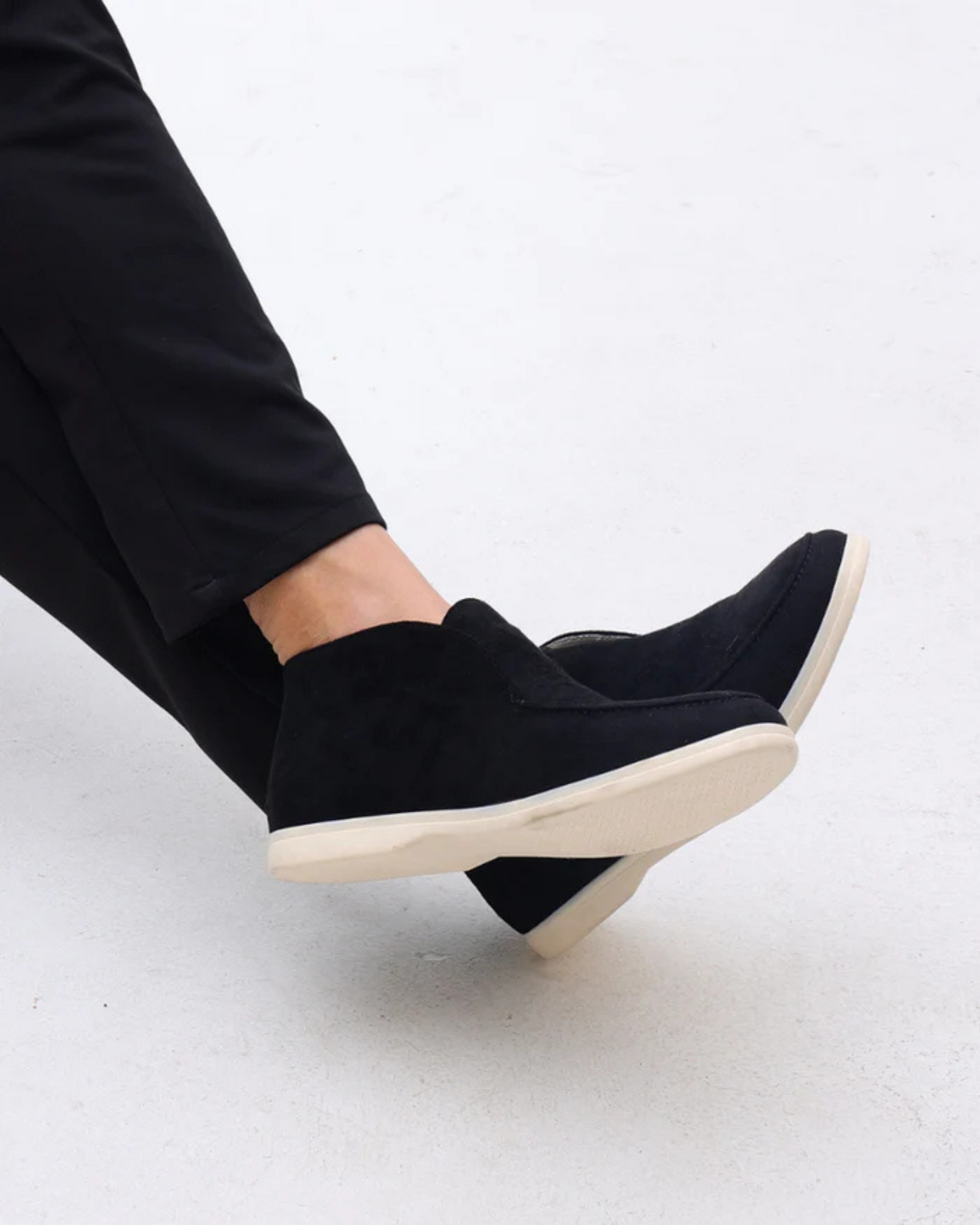 HIGH TOP SUADE LOAFERS