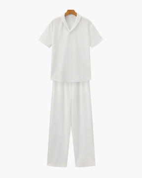 COTTON POLO & PANTALON SET
