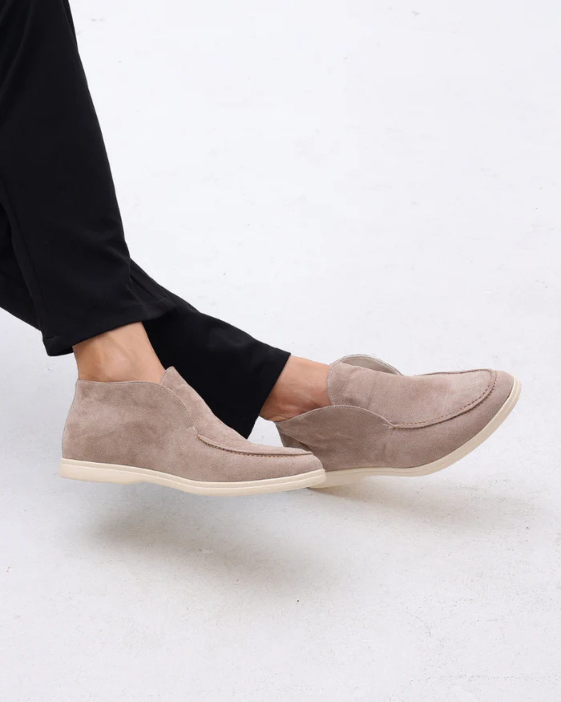 HIGH TOP SUADE LOAFERS