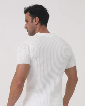 Fine Ribbed Polo