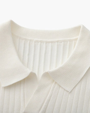 Fine Ribbed Polo