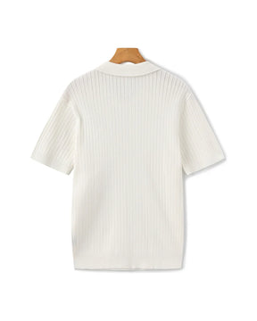 Fine Ribbed Polo