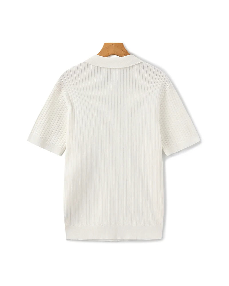 Fine Ribbed Polo
