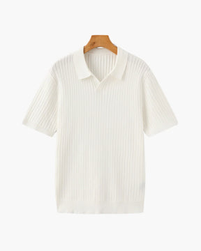 Fine Ribbed Polo